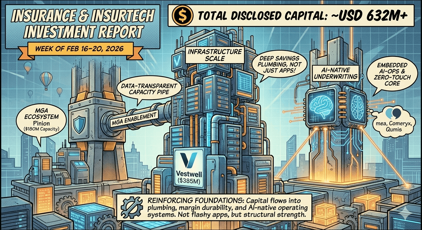 Insurance & InsurTech Investment Report: Week of Feb 16–20, 2026