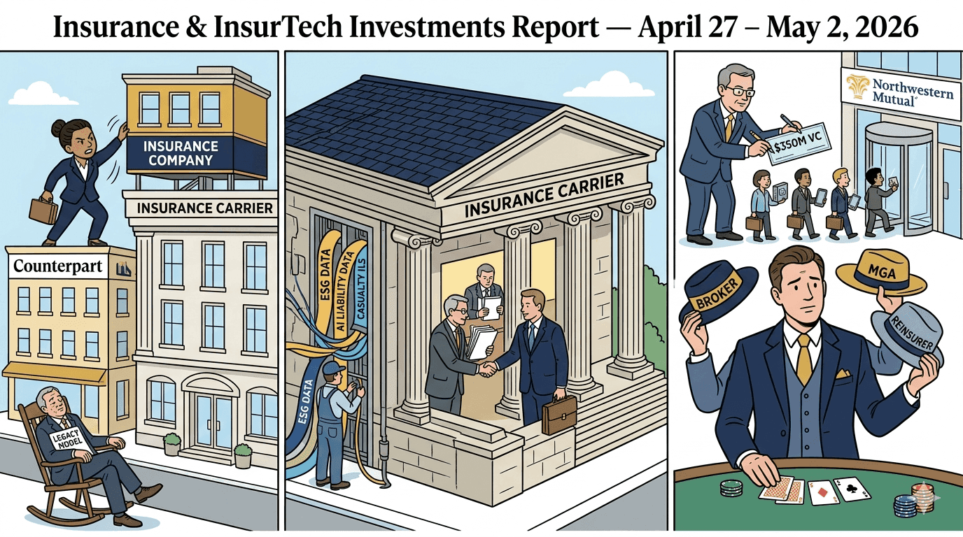 Insurance & InsurTech Investment Report: Week of April 27 – May 2, 2026