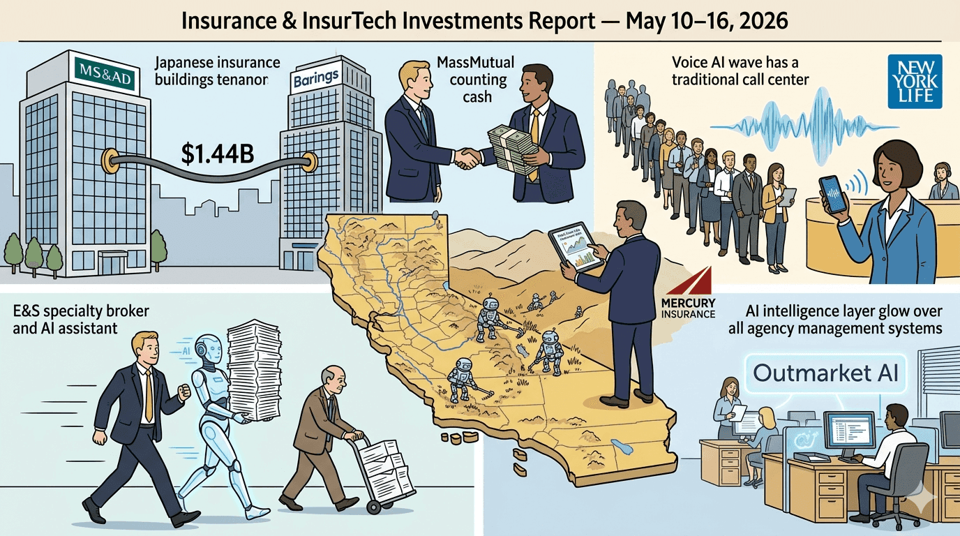 Insurance & InsurTech Investment Intelligence Report: Week of May 10–16, 2026