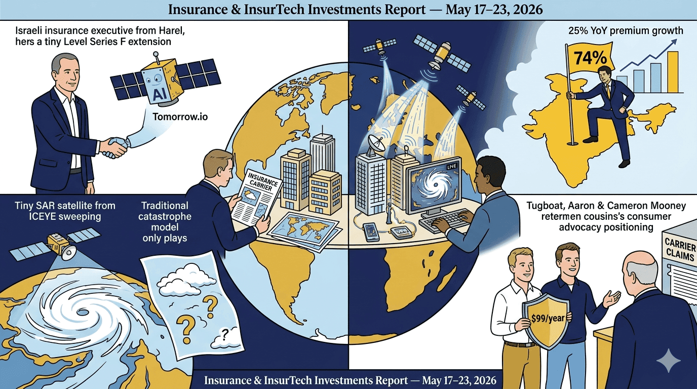 Insurance & InsurTech Investment Intelligence Report: Week of May 17–23, 2026