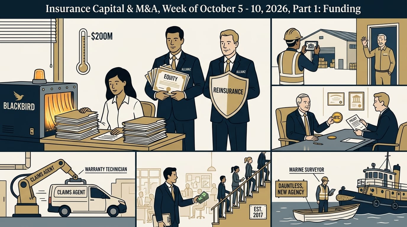 Insurance & InsurTech Investment Intelligence Report: Week of October 5 - 10, 2026 (Part 1: Funding)