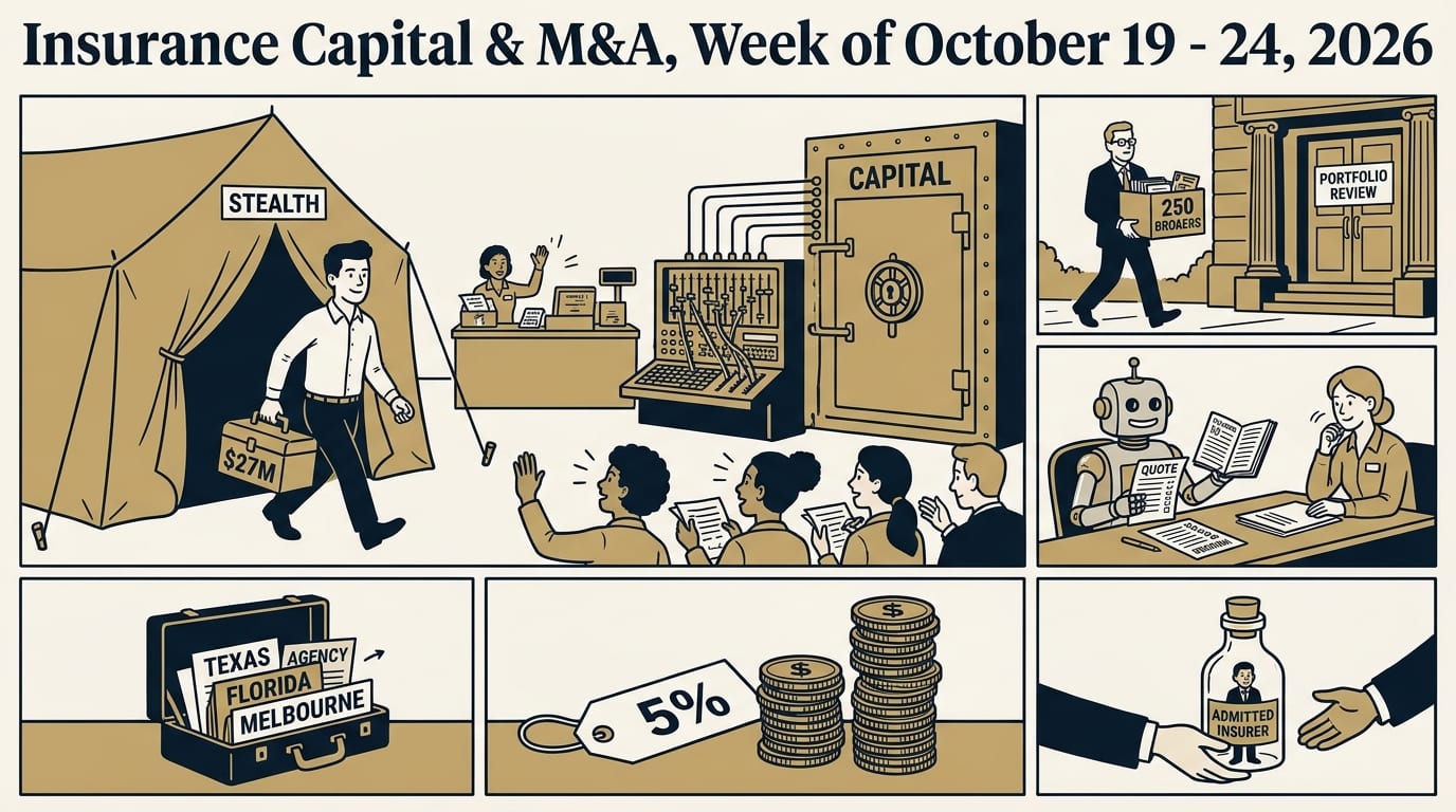 Insurance & InsurTech Investment Intelligence Report: Week of October 19 - 24, 2026